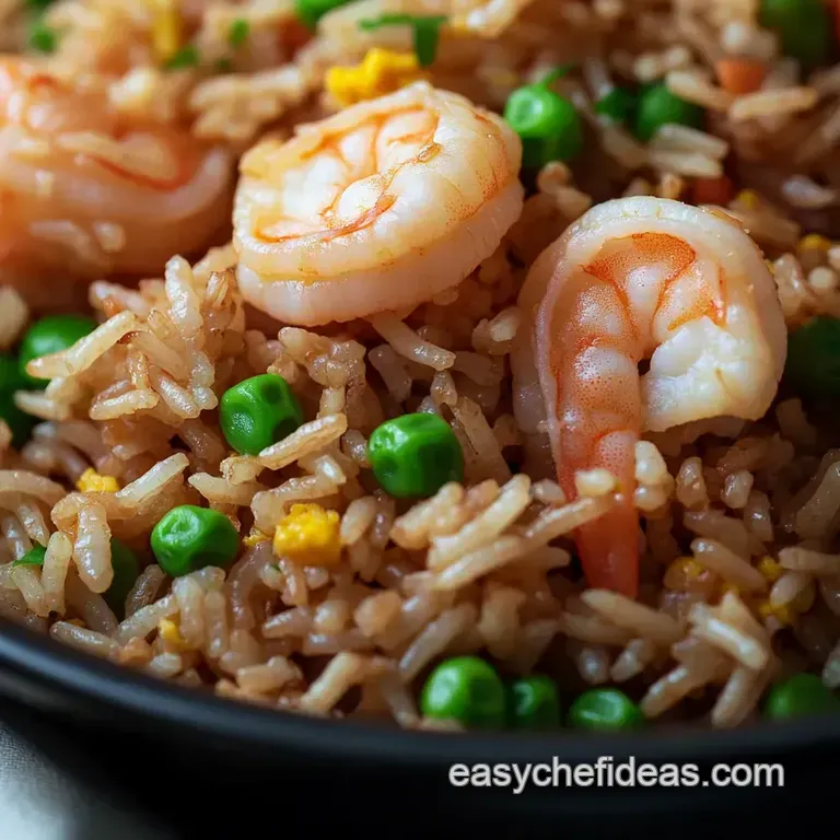 The Best Ever Shrimp Fried Rice (Better Than Takeout!) presentation