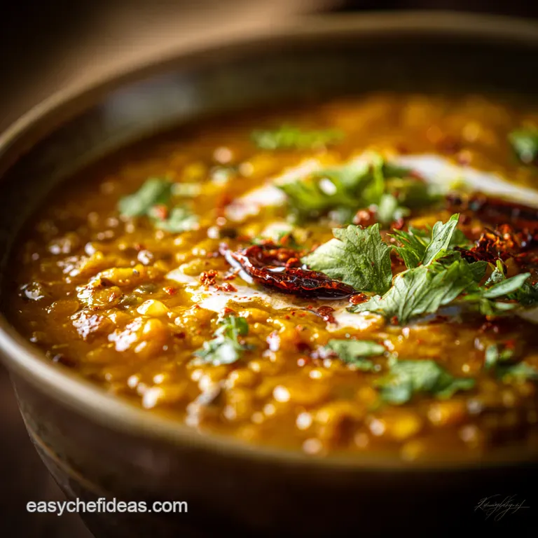 The Effortless Emerald Hearty Green Lentil Dal presentation