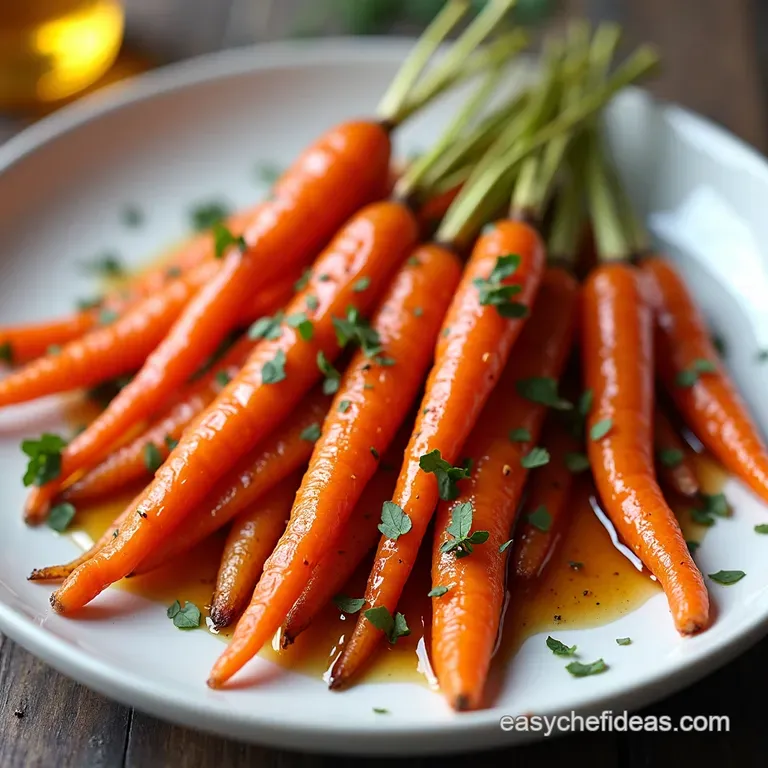 The Glazed Gold Standard Sticky Honey Garlic Butter Roasted Carrots