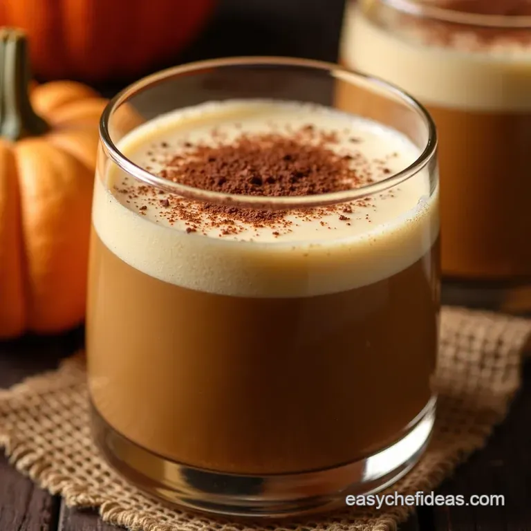 The Great Pumpkin Coffee Cocktail presentation