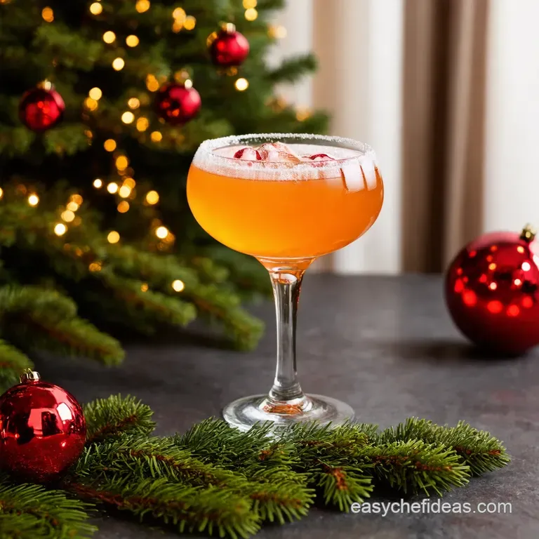 The Grinchs Grog Cranberry Rosemary Gin Fizz