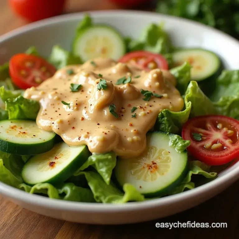 The No Fret Caesar Rich Creamy Homemade Dressing Anchovyfree presentation