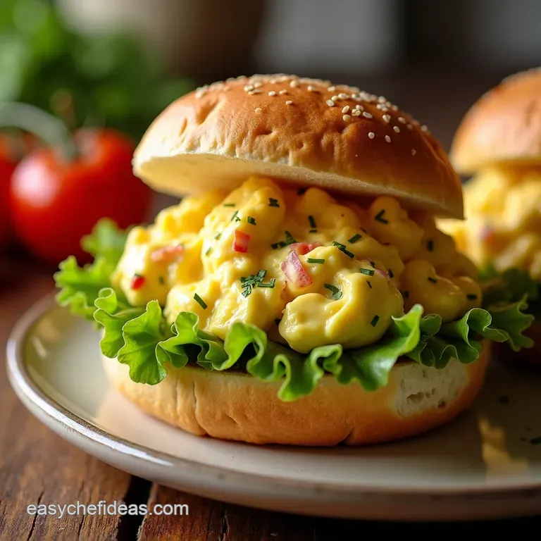The Proper Picnic Perfection Egg Salad Sandwich presentation