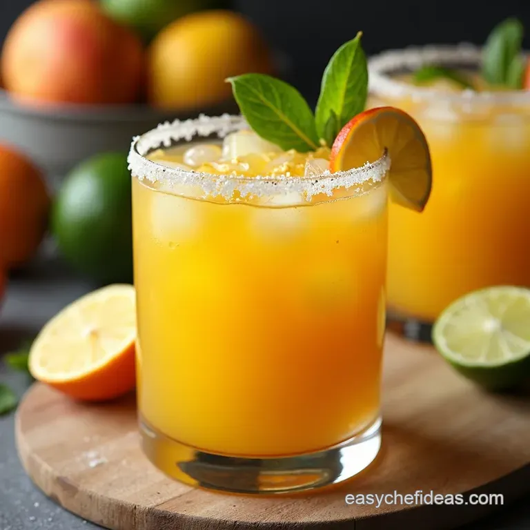The SunKissed Sipper Perfect Fresh Mango Margarita