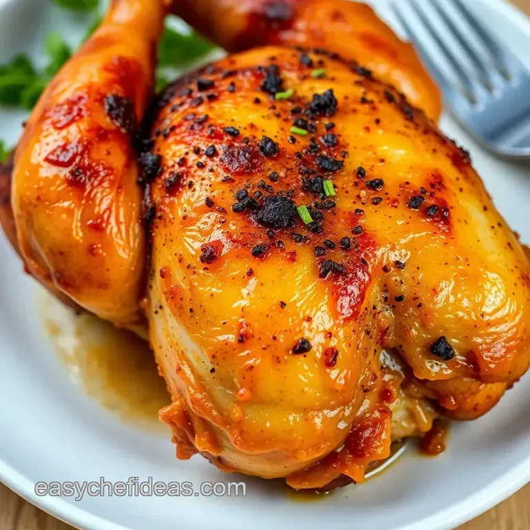 The Ultimate Air Fryer Roast Chicken presentation