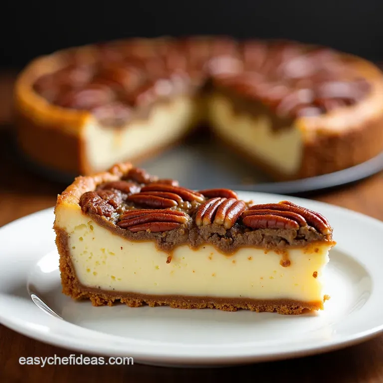 The Ultimate Baked Pecan Pie Cheesecake