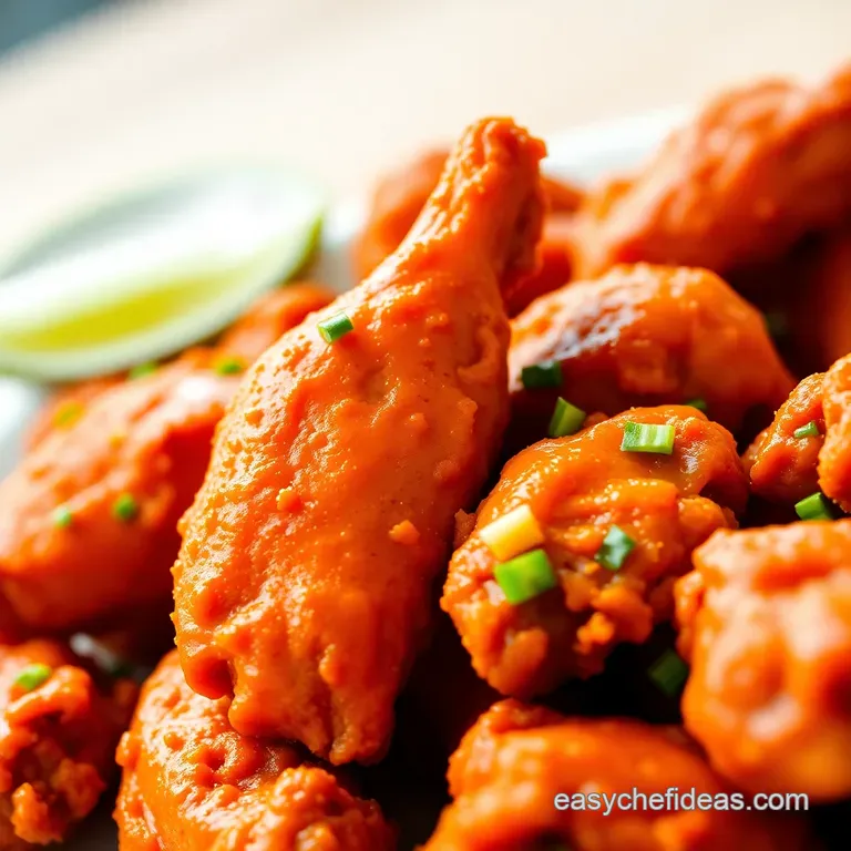 The Ultimate Buffalo Chicken Wings presentation