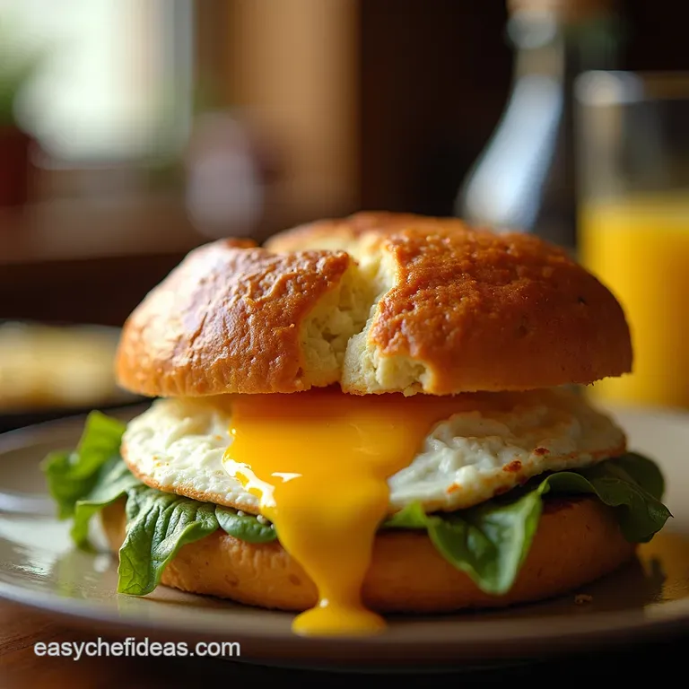 The Ultimate Buttery Brioche Egg Sandwich Homage to the Eggslut presentation