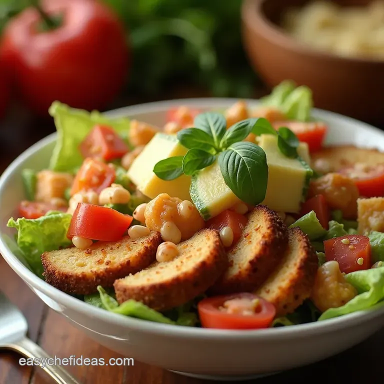 The Ultimate Classic Cobb Salad Bowl presentation