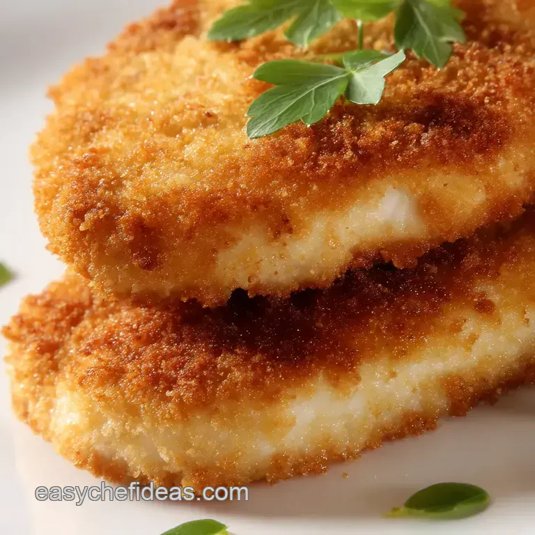 The Ultimate Crispy Chicken Schnitzel presentation