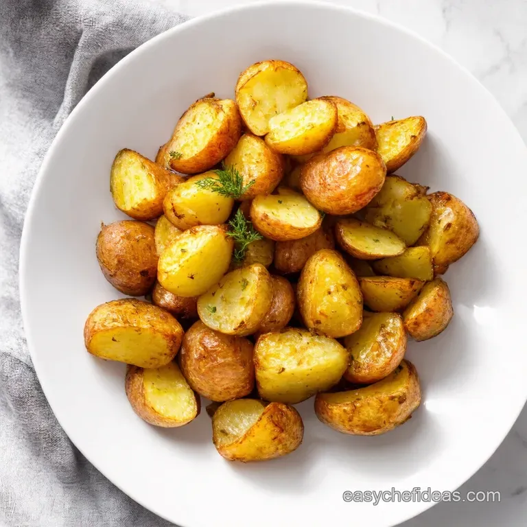 The Ultimate Crispy Oven Roasted Potatoes Garlic Herb Infused