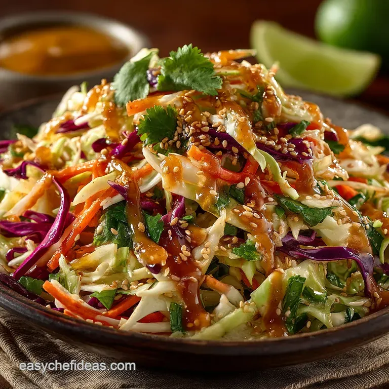The Great Eastern Crunch Sesame Ginger Asian Slaw presentation
