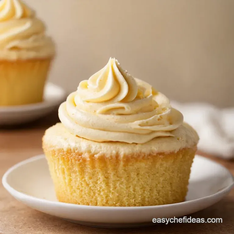 The Ultimate Fluffy American Buttercream Frosting presentation