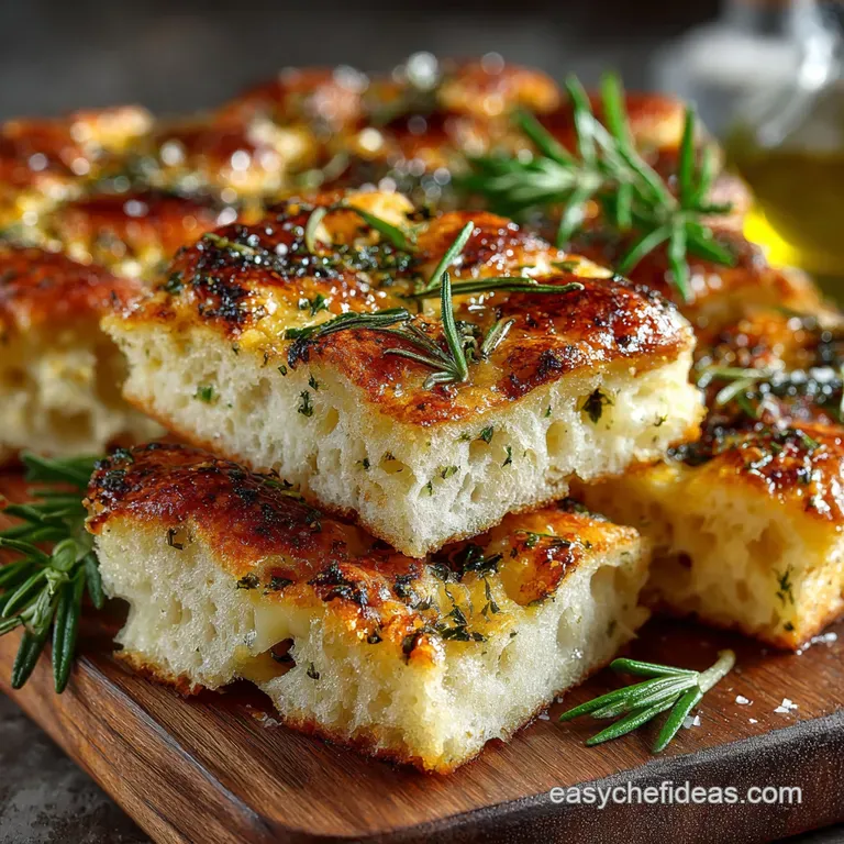 The Ultimate Garlic and Herb TearandShare Focaccia