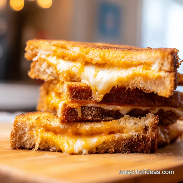 The Ultimate Gooey Grilled Cheese a Classic Elevated presentation