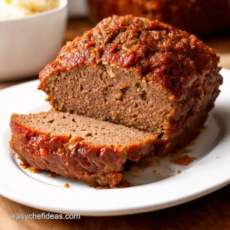 The Ultimate Juicy Meatloaf Guaranteed to Impress presentation