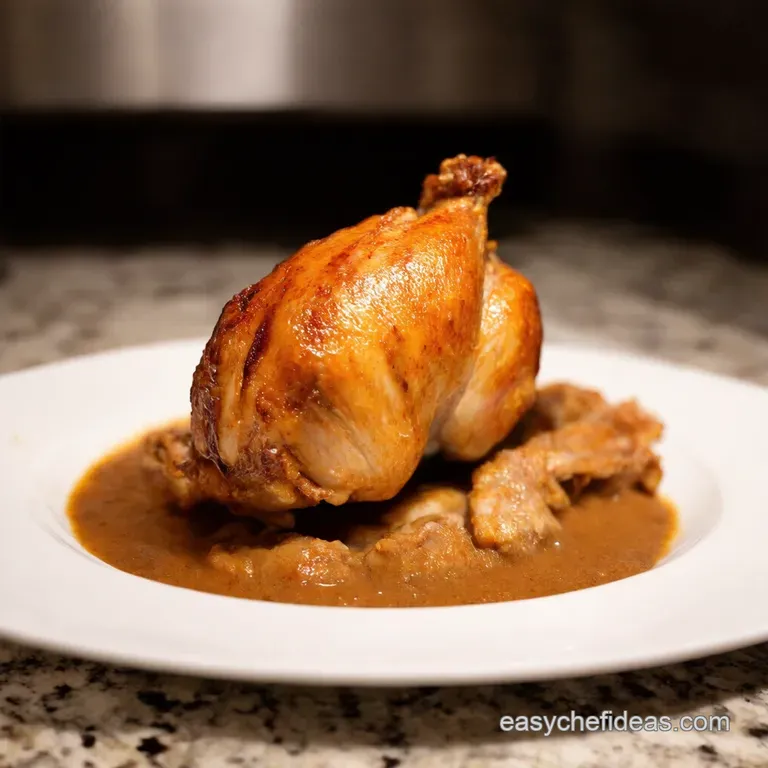 The Ultimate Roast Chicken and Pan Gravy presentation