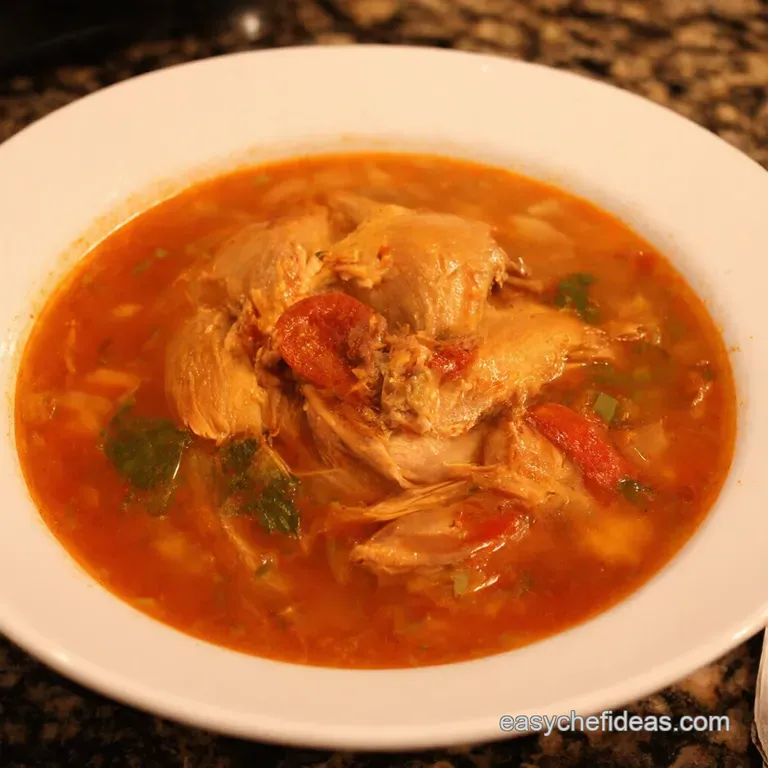 The Ultimate Turkey Carcass Soup presentation