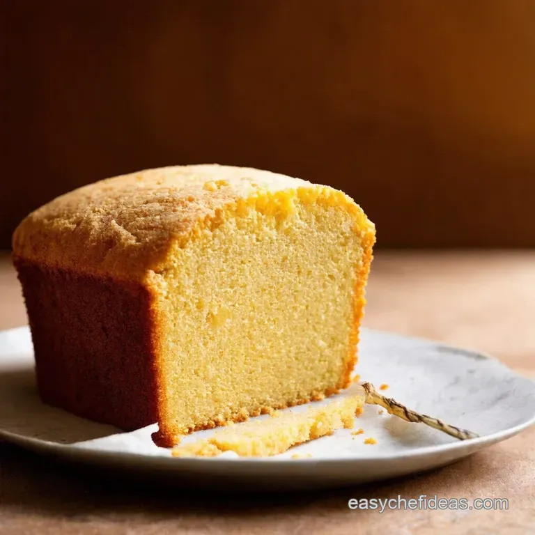 The Ultimate Vanilla Bean Pound Cake presentation