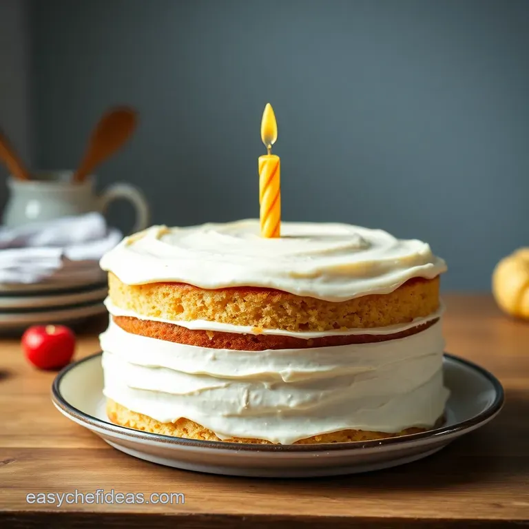 The Ultimate Vanilla Birthday Cake (Or Any Day Cake!) presentation