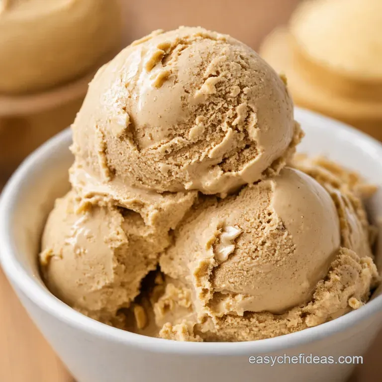 Totally Oatrageous Vegan Vanilla Ice Cream presentation