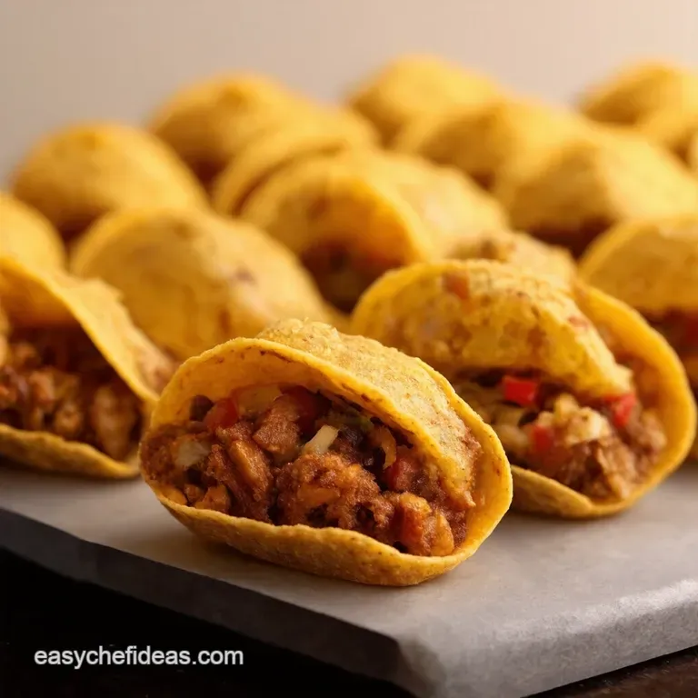 Touchdown Taco Bites Mini Taco Cups presentation