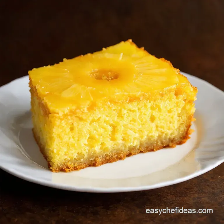 Tropical Upside Down Pineapple Cake Retro Delight
