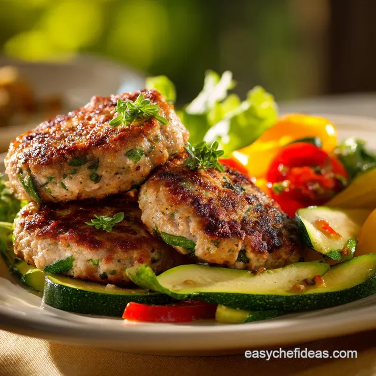 Turkey Burgers with Zucchini: The No-Dry Mediterranean Patties
