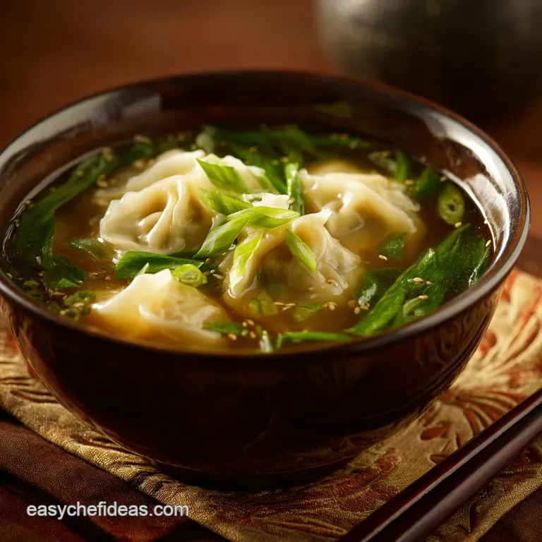 The Ultimate Cantonese Wonton Soup Silky Wrappers and Aromatic Broth