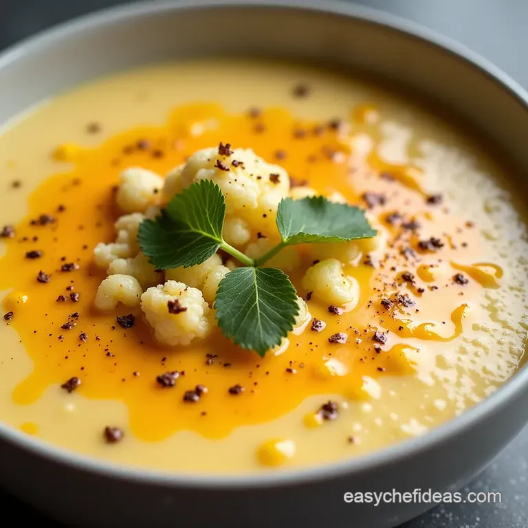 Ultimate Cheesy Cauliflower Soup