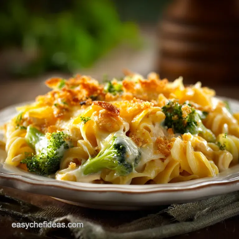 Chicken and Broccoli Noodle Casserole: The Ultimate Cheesy Comfort King Bake