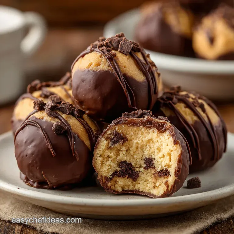 Baker Street Cookie Dough Bites Ultimate Chocolate Chip Truffles presentation