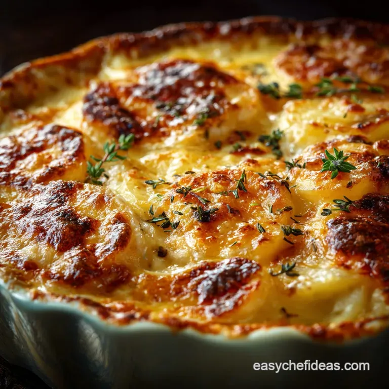 Scalloped Potato Gratin: the Ultimate Creamy Gruy&egrave;re Recipe presentation