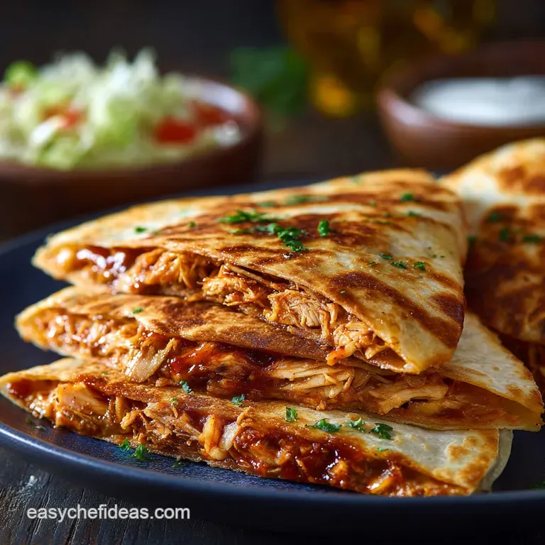 BBQ Chicken Quesadilla: The Ultimate Crispy Weeknight Dinner