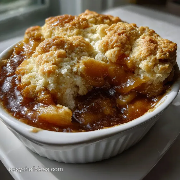 The Ultimate Easy Apple Cobbler Recipe presentation