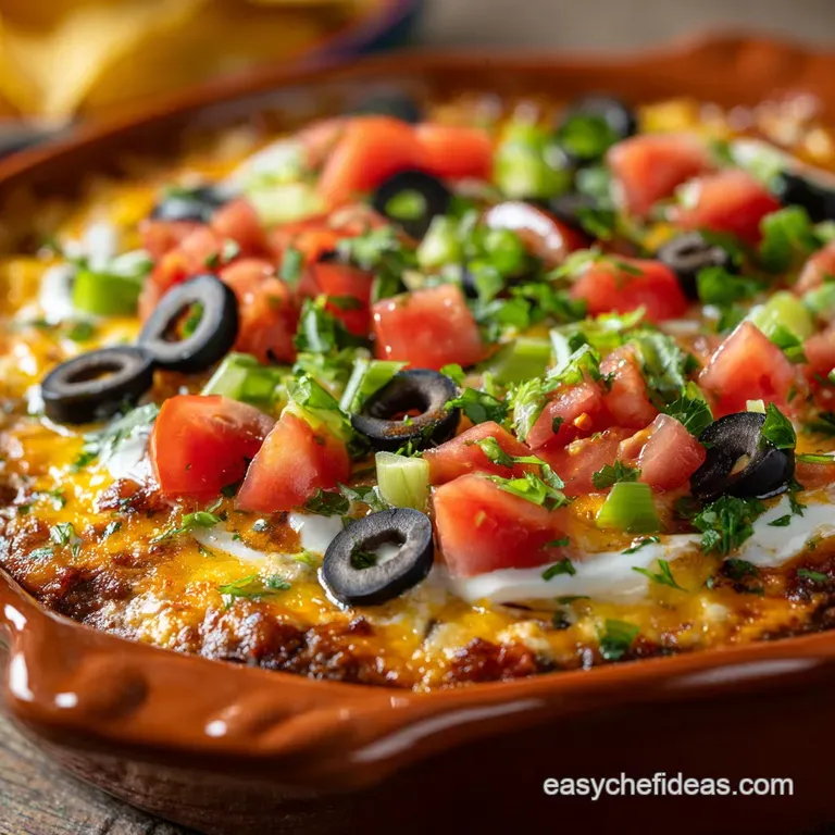 Taco Dip The Ultimate FiveLayer Fiesta Appetizer