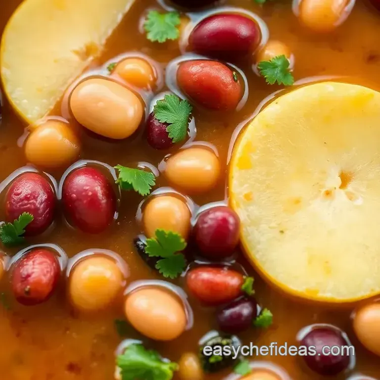 Hearty Upstate Pennsylvania Bean Soup presentation