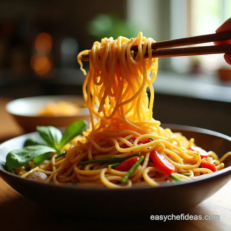 Veg Hakka Noodles Takeaway Taste Homemade Ease presentation