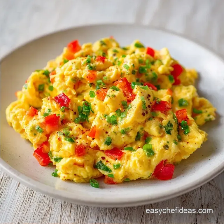 Vegetable Egg Scramble: Colorful and Nutritious