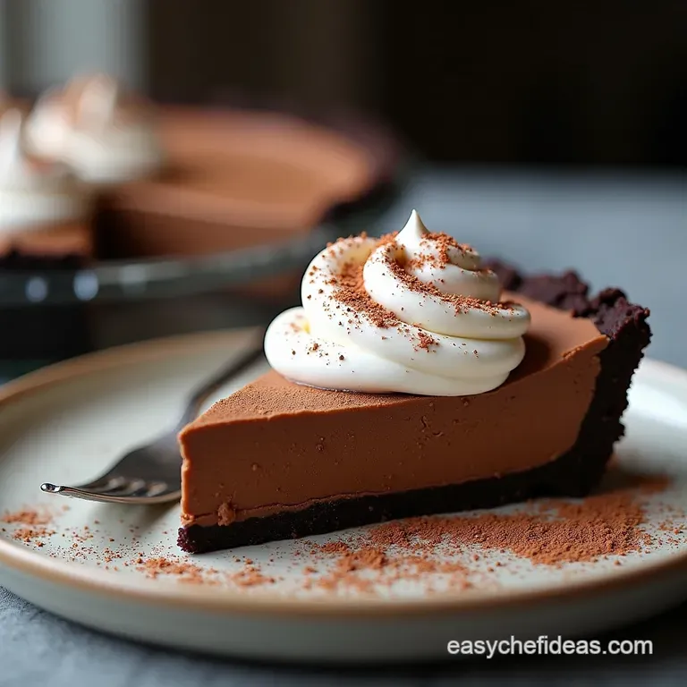 The Grand Dame of Chocolate Classic NoBake French Silk Pie