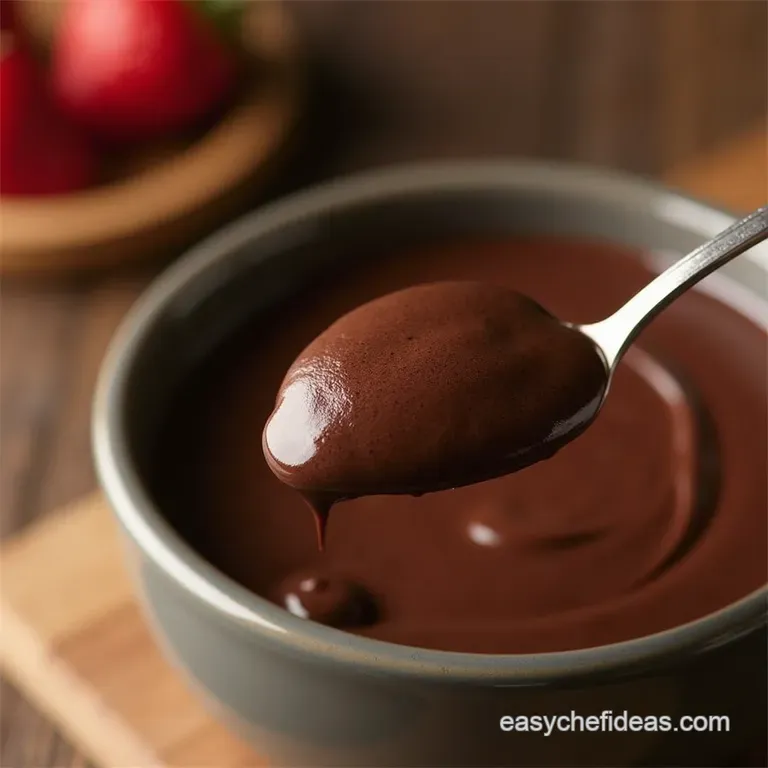 The Definitive Dark Chocolate Dream Seriously Sinful Hot Fudge Sauce presentation