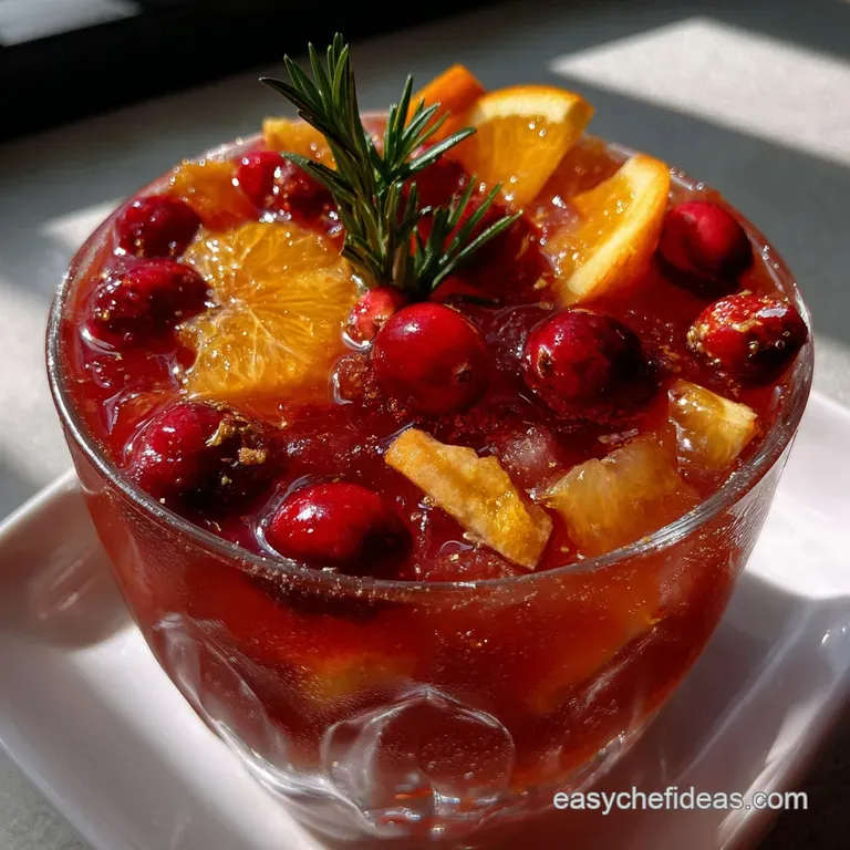 Vibrant Christmas Punch with Ginger Spice