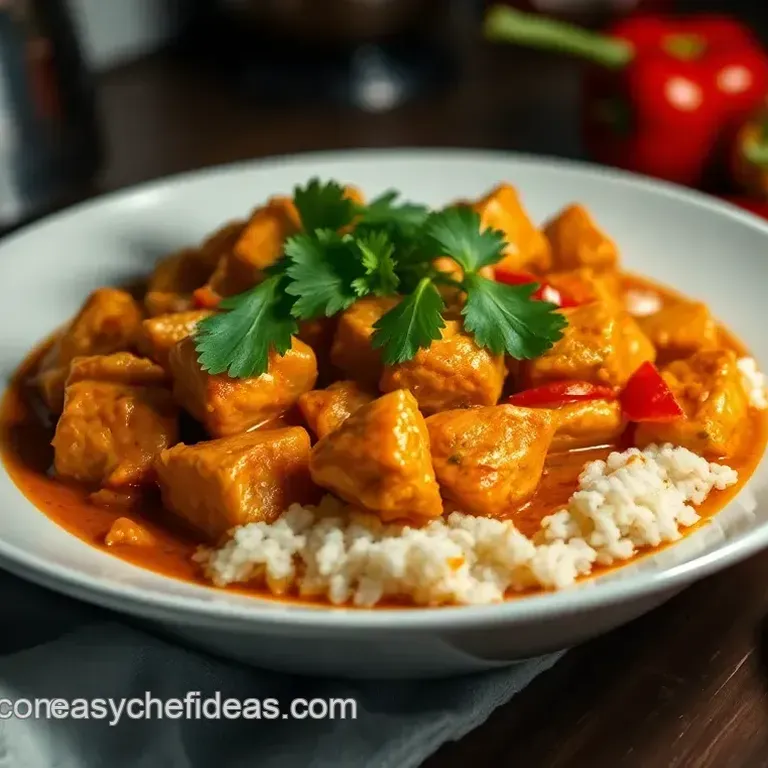 Vibrant Thai Red Curry with Chicken & Veggies
