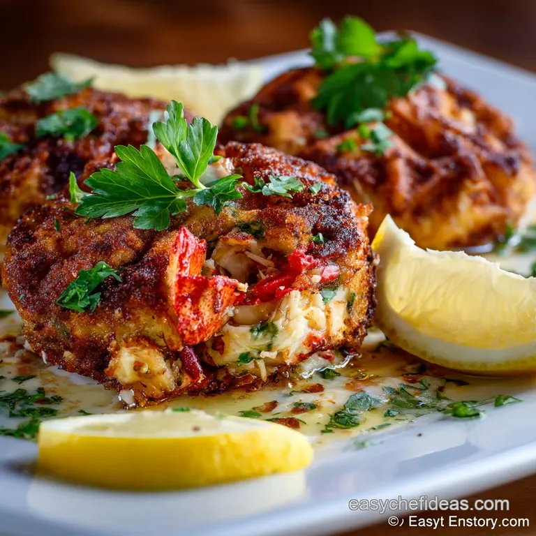 Waffled Crab Cakes Are Crispy Healthy and Made in Your Waffle Iron presentation