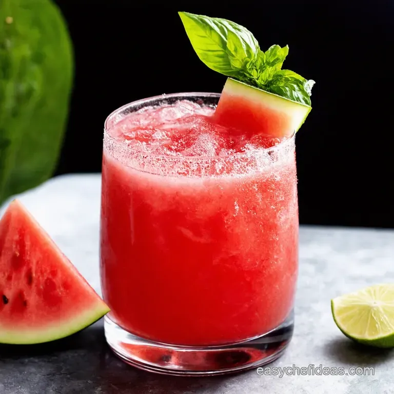 Watermelon Basil Cooler