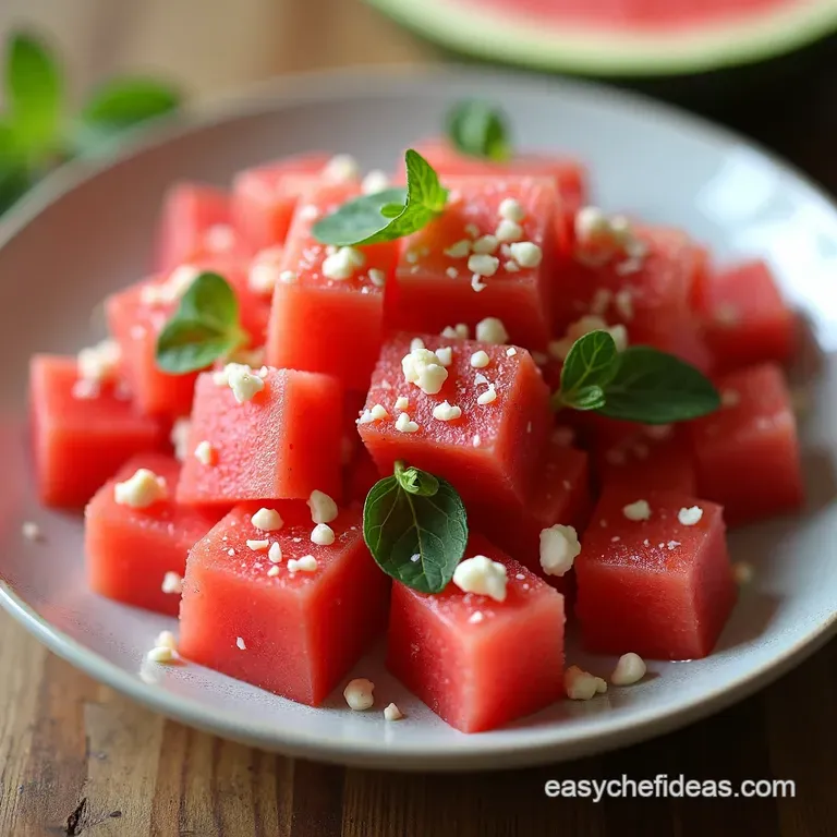 Watermelon Feta Frenzy A Sweet Salty Summer Starter