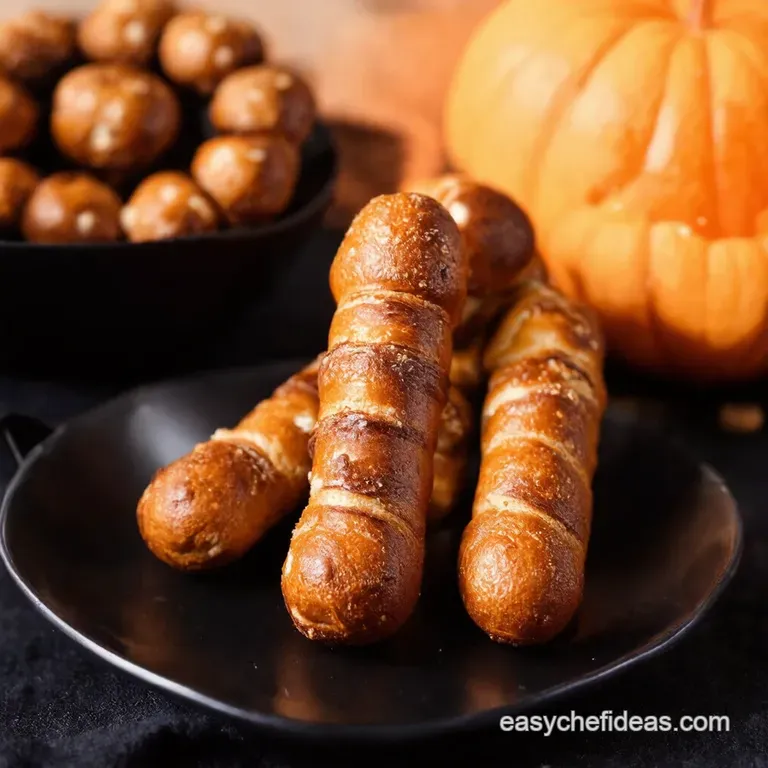 Witches Finger Pretzel Rods