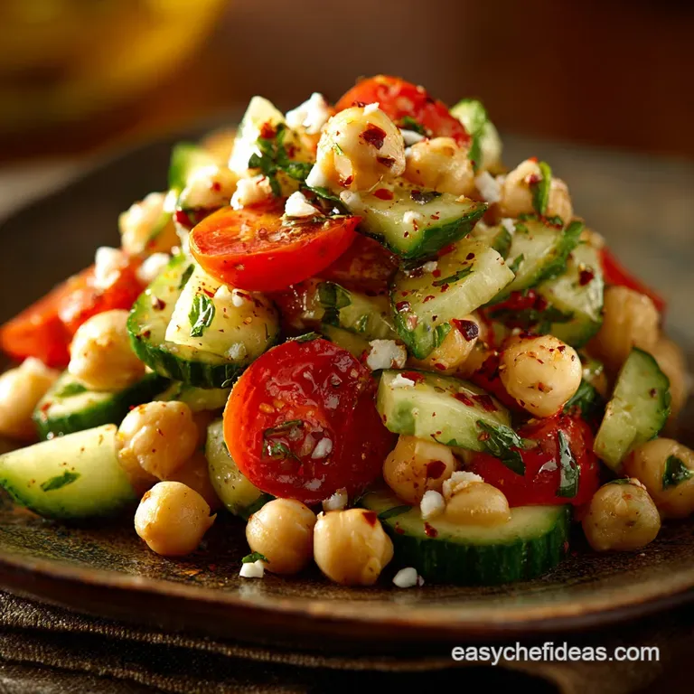 The Mighty Mediterranean Chickpea Salad Zesty Fresh Effortlessly Delicious