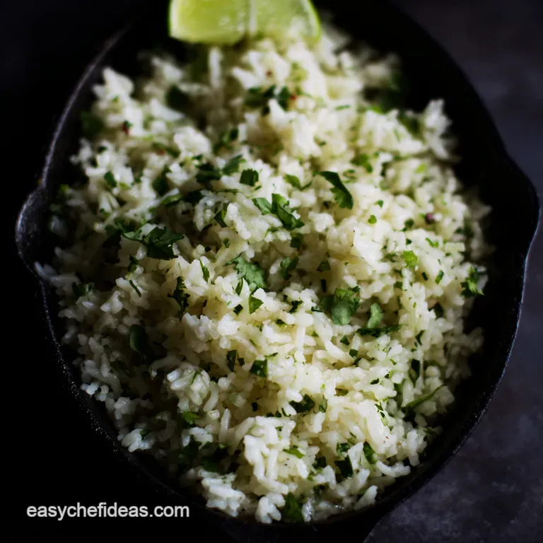 Zesty Cilantro Lime Rice: A Vibrant Side Dish