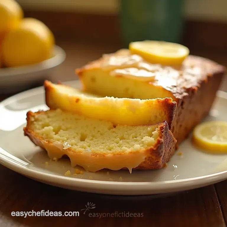 Zesty Glazed Lemon Loaf Sunshine in Every Slice presentation